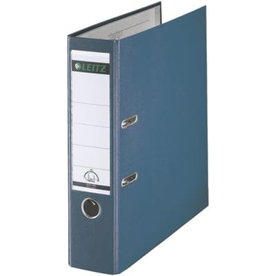 Leitz 180° Kunststof Ordner - 90% gerecycled karton - 30% pre-consumer gerecycled plastic - Rugbreedte van 82 mm - A4 - Nachtblauw
