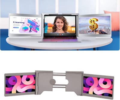 Dubbel Laptop Scherm - Draagbare Extender - Productiviteit Vergroten - Full HD IPS - 12 Inch
