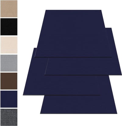 CLVP® Tapijttegels - Tapijttegels 50x50 cm - Tapijttegels Zelfklevend - Donkerblauw