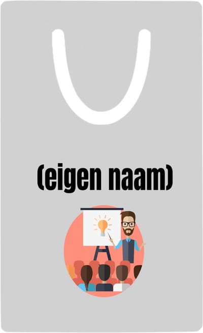 Hacebo® - docent met studenten met eigen naam metalen boekenlegger - Docent - meesters of juffen - collega's - verjaardag - afscheidscadeau - geschenk - kado Bladwijzer boekenleggers - 7.6 cm x 5cm