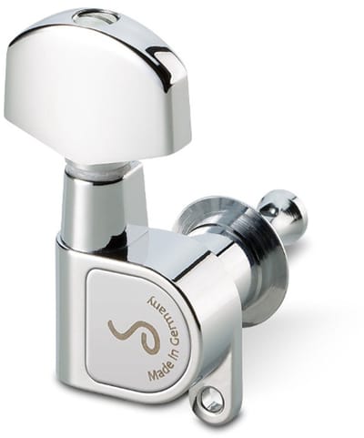 Schaller M6 180 3L3R Chrome - Stemmechaniek voor gitaar