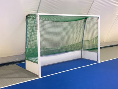 Indoorhockey doelnetten; maas 45 mm; draaddikte 3 mm - 2 m - groen - 3.0 mm Draaddikte