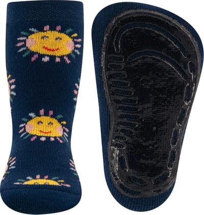 Antislipsokken Blauw met Zonnetjes - 21/22