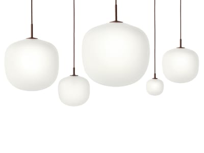 Muuto Rime Hanglamp  - deep red - Ø 18 cm