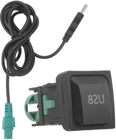 Auto USB Adapter - Muziek Kabel - Muziek Afspelen Auto - Stabiele Gegevensoverdracht - 150 cm - Zwart