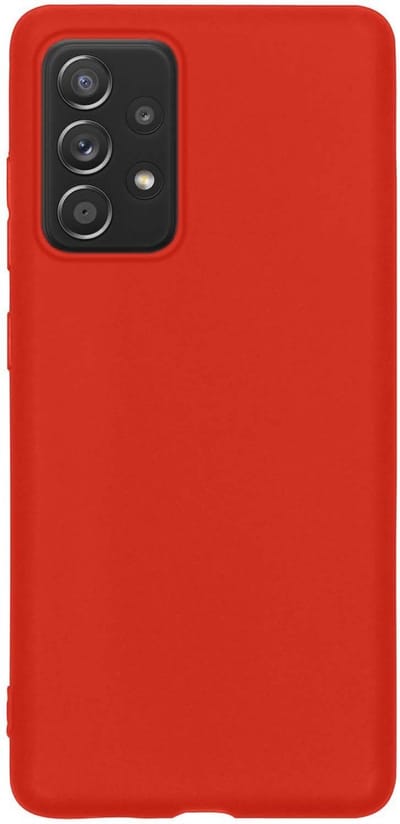 Hoes - Geschikt voor Samsung Galaxy A52s 5G - Sterk & Shockproof - Hoesje Cover - Siliconen Case - Rood