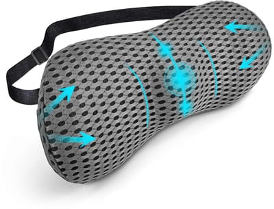 Unyqoos ® Luxe Lendensteunkussen van Traagschuim voor Optimaal Comfort en Ondersteuning in Auto en Thuis