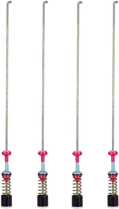 Wasmachine Dempers - Ophangstangen Set - Stabiele Wasmachine - Duurzaam Staal - 66.5cm Lengte