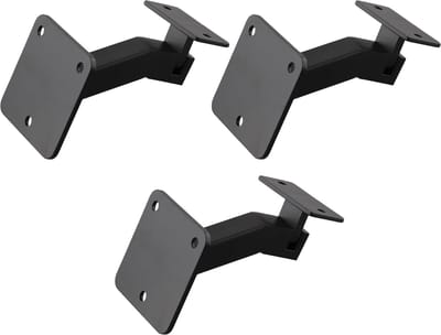 Trapleuning Beugels - Bevestigingsbeugels - Veilige Trappen - Verstelbare Draaibare Verbinding - 3 Stuks - Zwart