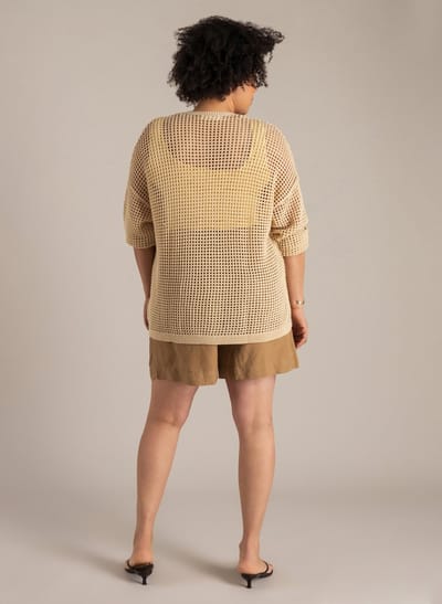 YEST CURVE Nadja Cover ups - Light Sand - maat 1(48)