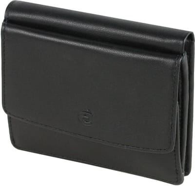 Esquire Logo Portemonnee III Leer 10 cm - Jongens - Horizontaal - schwarz