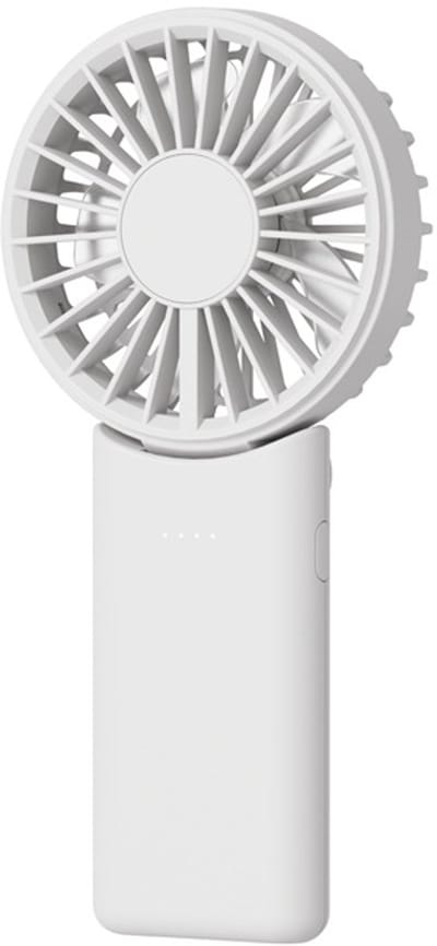 Bureauventilator - Tafelventilator - Handventilator - Opvouwbaar - USB Oplaadbaar - 1800 mAh - 4 Standen - Borstelloze Motor - Wit