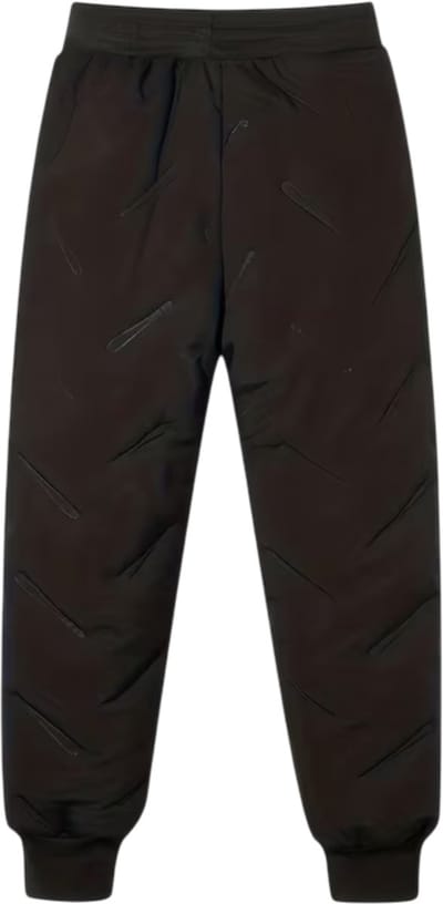 Vivva - Warme Fleece Winterbroek - Thermo Joggingbroek - Fleece Gevoerd - Sportbroek Heren - Elastische Taille - Ritszakken - Zwart - M - TERMOPANTS