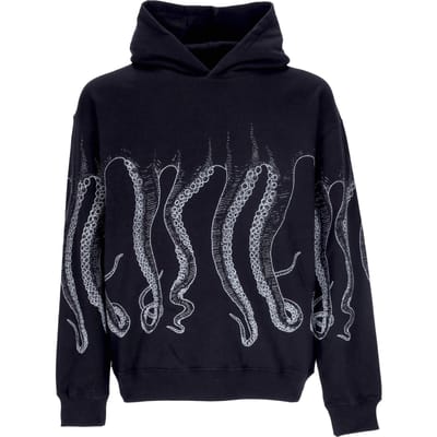 Outline Hoodie Zwart lichtgewicht herensweatshirt met capuchon