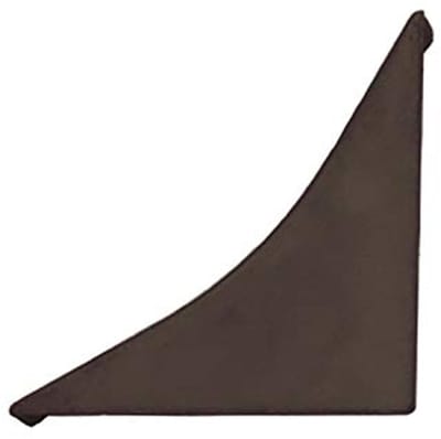 DQ-PP HOEKLIJST EINDSTUK - Wenge - 23 x 23 mm - PVC - Keukenlijst Werkblad Afwerkingslijst Lijst Keuken Keukenafwerkingslijst Wandafwerkingslijst Tafelbladlijsten
