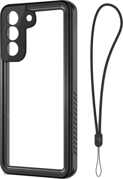 Redpepper, Hoesje Geschikt voor Samsung Galaxy S21 Volledige Bescherming Waterdicht IP68, Transparant