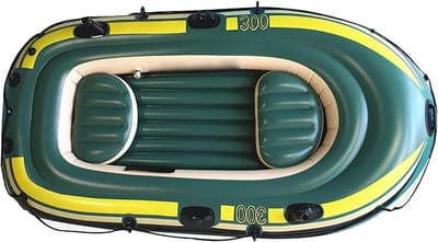 Opblaasbare Kajak - Rubberboot Boot - Wateravonturen Beleven - Verdikt PVC Ontwerp - 230x130x35 cm - Groen