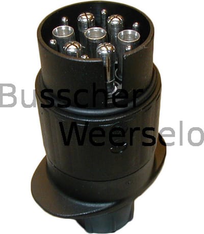 Stekker - 7/13-combinatie WEST - Aanhanger - Aanhangwagen - Kunststof