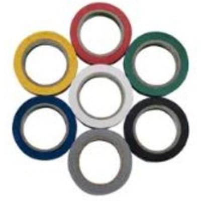 10x PVC Isolatietape 19mm x 9m Groen - Merkloos