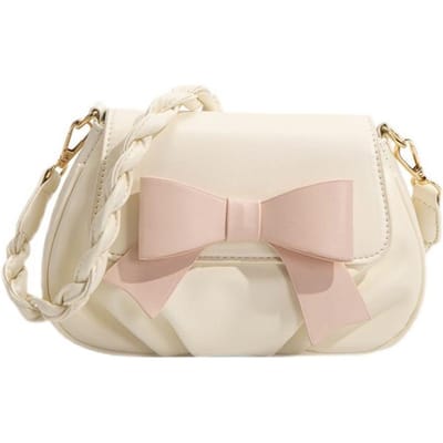 Dames tas, Strik Kleine Ronde Tas, Geplooide Wolk Tas, Zachte Enkele Schouder Tas, Crossbody Kleine Tas