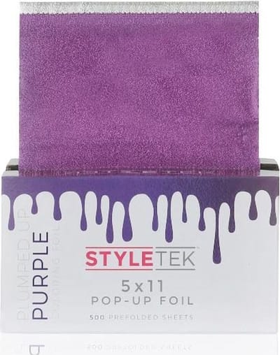 Styletek - Voorgevouwen 5x11 Paarse Pop Up Folie - 500st