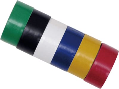 Work-it isolatietape 6 rollen 19mm x 2,5 meter