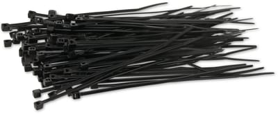 KSS Kabelbinderassortiment Polyamide 6.6, zwart, 120x2,5, UV-bestendig, 100 stuks