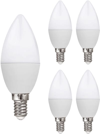 Kobi LED Lamp Kaarsvorm E14 8.5W - 806lm - 6500K - 230V - Voor Technische Ruimtes, Keuken of Werkplek - 5 stuks