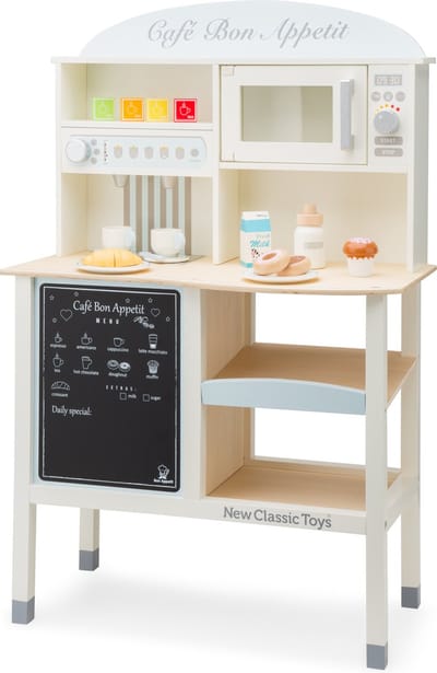New Classic Toys® Houten Speelgoedwinkeltje CafÃ© Inclusief Accessoires