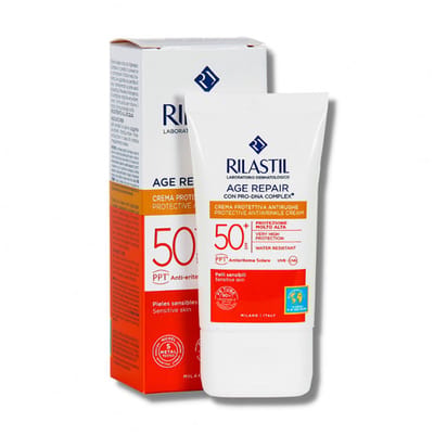 Gezichtszonnecrème Rilastil Sun System Age Repair Anti-Aging Spf 50 (40 ml)