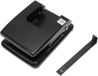 Papierpons - Metaal Perforator - Papier Bewerken - Inspanningsbesparend - 40 Vellen - Zwart