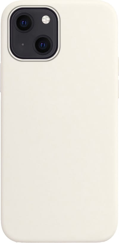 Hoes - Geschikt voor Apple iPhone 15 - Sterk & Shockproof - Hoesje Cover - Siliconen Case - Wit
