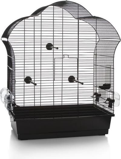 Vogelkooi Laura 3. Zwart.