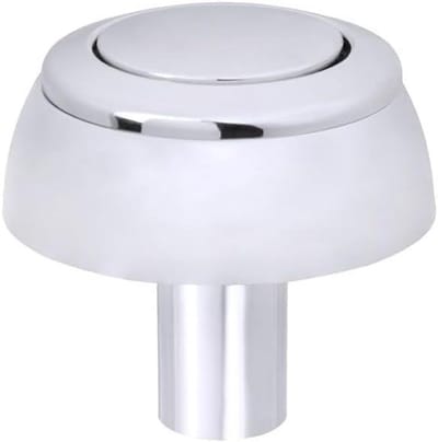 Toilet Spoelknop - Drukknop Reservoir - Badkamer Reparatie - Verchroomde Afwerking - 48mm 58mm Diameter - Zilver