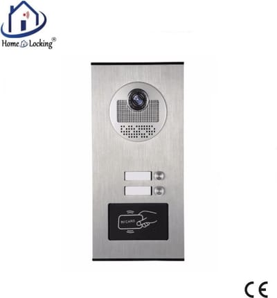 Home-Locking buiten bedieningspaneel voor appartementen drukknoppen boven elkaar inbouw voor deur videofoon 4 draads met ID.DT-1109