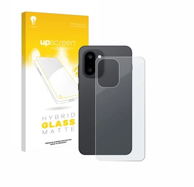 upscreen - Screenprotector voor OnePlus 15R (Achterkant) - Folie Beschermfolie Beschermglas matte