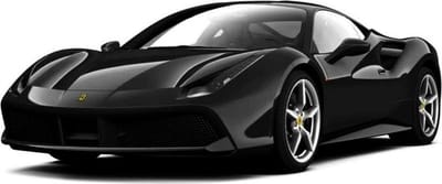 Bburago Modelauto Ferrari 488 GTB 2015 zwart 1:43 - auto schaalmodel