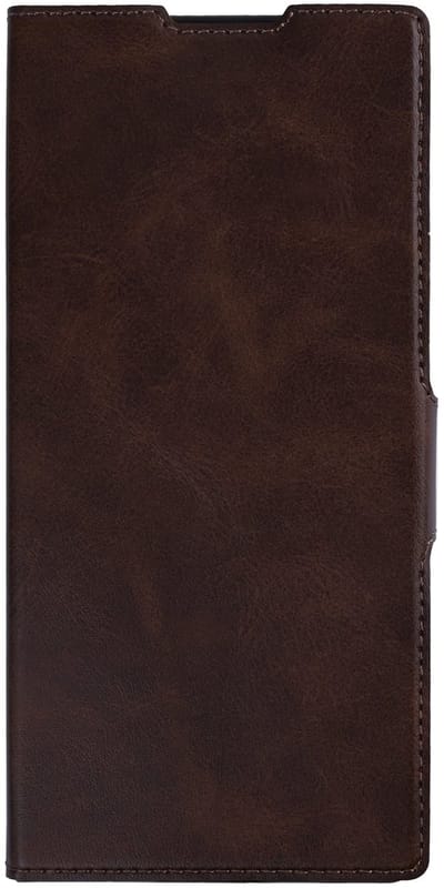 Rixus Wallet Case With Pen Holder For Samsung Galaxy Z Fold 7 Brown