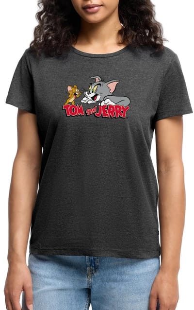 Tom En Jerry Vang Me Maar Premium T Shirt Dames