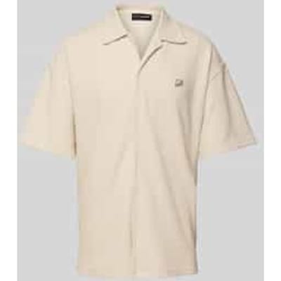 Regular fit vrijetijdsoverhemd met labelstitching, model 'LIBCO'