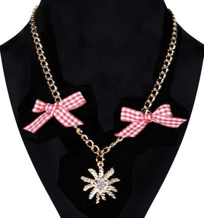 Dirndl ketting edelweiss Volwassenen Vrouwen Goud Oktoberfest Thetru