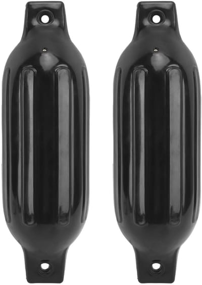 Allecto - Boot Kussens - Opblaasbare PVC Bescherming - 2-Pack - Jachthaven Bumpers - Bescherming van boten - Geschikt voor verschillende boten - Fo...