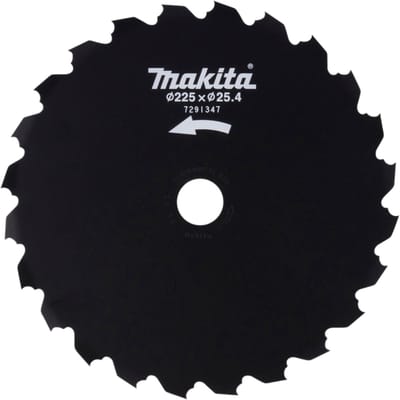 Makita beitelzaagblad 225 x 25,4 mm 24 tands staal ( 199872-9 ) voor accu bosmaaier UR 013 G