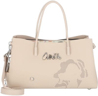 Anekke Handtas Schoudertas Alma Original Short Handle Bag Multicolor Beige