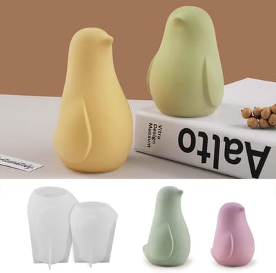 Siliconen mallen voor kaarsen en dieren - Vogelvormen voor creatieve DIY-projecten