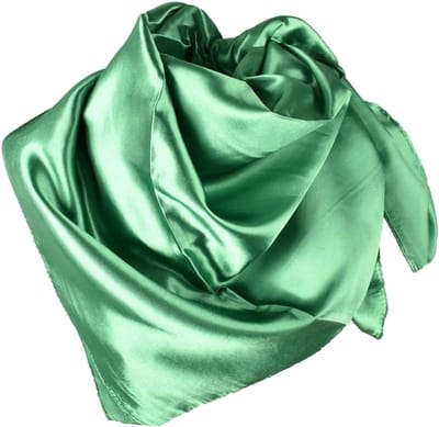 Stijlvolle Satijnen Hijab voor Vrouwen - Effen Gezichtsbedekking, Turban en Sjaal 90x90cm, Perfect voor Islamitische Gelegenheden