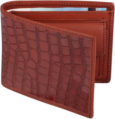 Tony Perotti portemonnee croco VC/BF/3620CG bruin