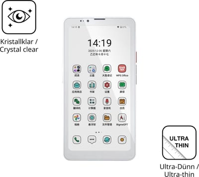 dipos – 4x Beschermfolie geschikt voor Bigme HiBreak Plus | Krasbestendige & heldere Screenprotector Ultra-Thin