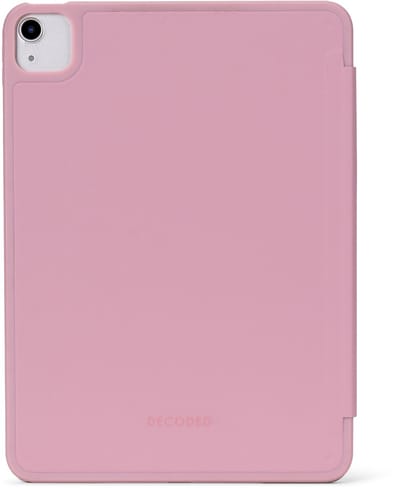 DECODED Siliconen Slim Case voor iPad Air 11 Inch - iPad Hoes - Beschermhoes met Standfunctie, Auto Wake/Sleep, Apple Pencil Compatibel en Magneetsluiting - Roze