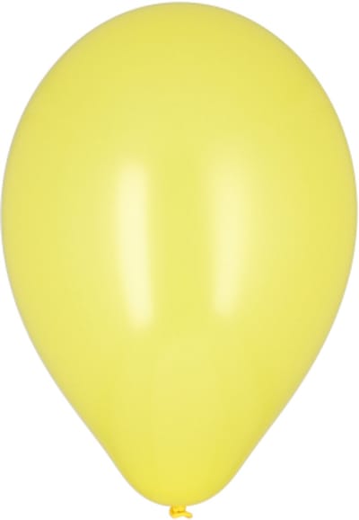 100 Ballonnen Ø 25 cm geel